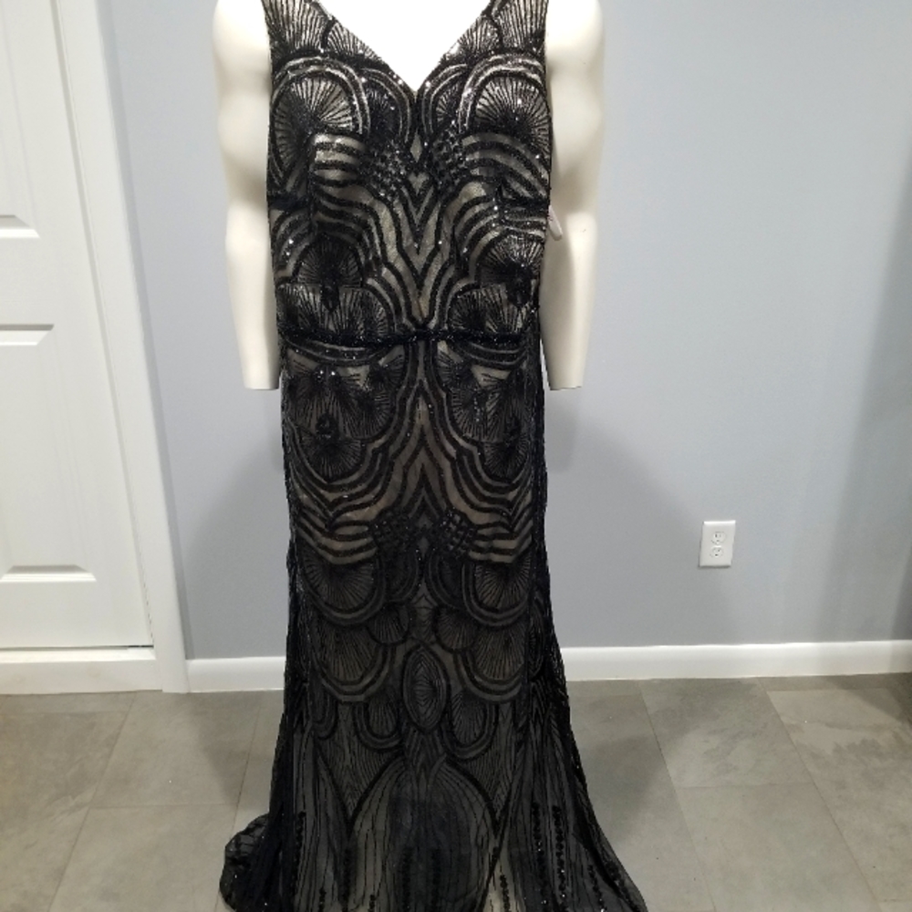Custom Plus Size Sequin Gown